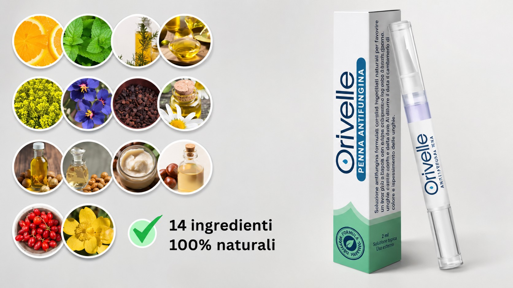 La formula botanica sinergica di Orivelle: